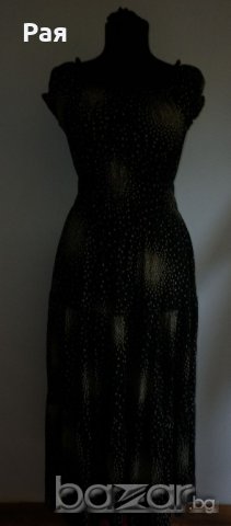 Дълга рокля с ластик на талията , снимка 4 - Рокли - 18561708