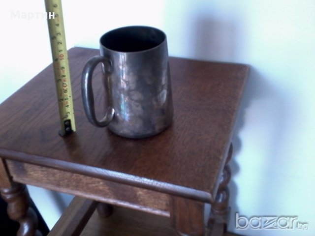 Стара посребрена - Халба -1 бр. ! (5555636), снимка 5 - Други стоки за дома - 18650669