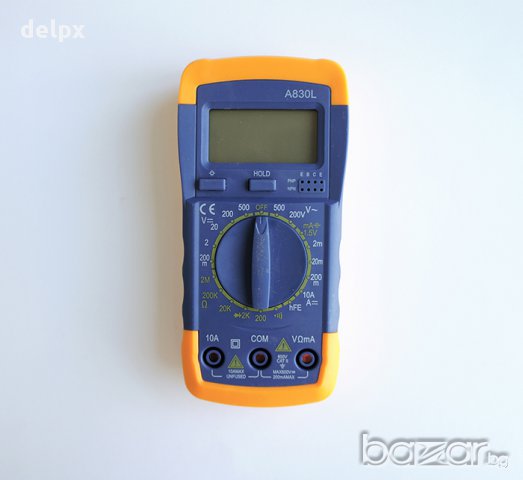 Мултицет със зумер DT-A830L VAC/VDC | ADC | OHM, снимка 1