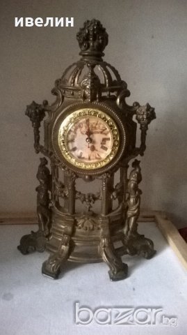 бароков настолен часовник, снимка 1 - Антикварни и старинни предмети - 19829937
