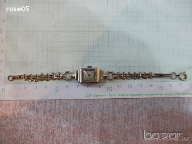 Часовник дамски стар с верижка и панта на капака, снимка 2 - Дамски - 20537531