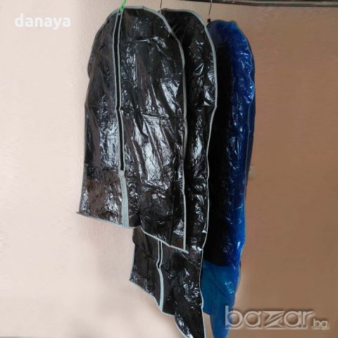 558 Прозрачен калъф за дрехи с цип торба за костюм рокли ризи сака, снимка 10