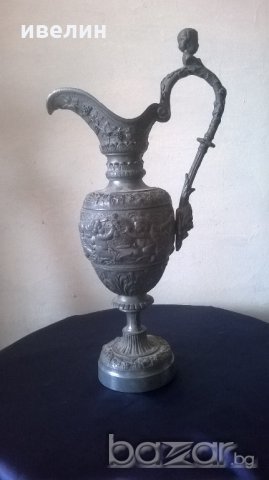 стар бароков свещник, снимка 1 - Антикварни и старинни предмети - 20603176
