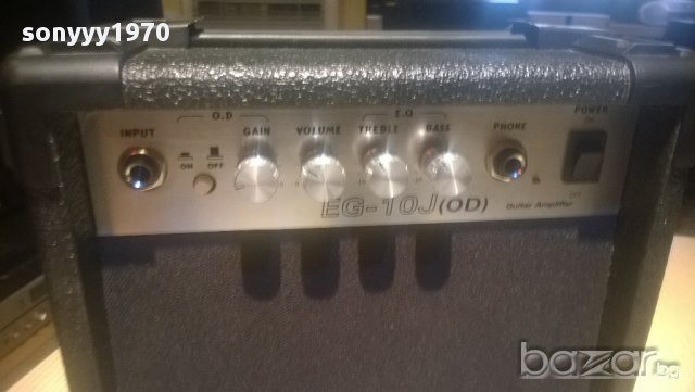 eleca ej-10j (od)-guitar amplifier-внос швеицария, снимка 2 - Ресийвъри, усилватели, смесителни пултове - 8496174