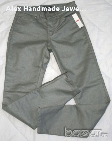 Нови /с етикет/ сребристи скини дънки Lindex, снимка 2 - Дънки - 18061848