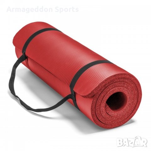 Постелка за йога, гимнастика, фитнес и упражнения NBR, Eco-Friendly, снимка 1 - Спортна екипировка - 22240958