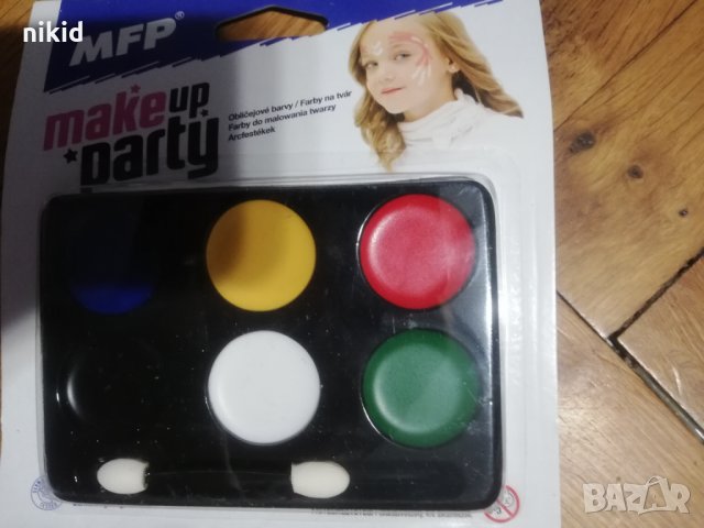 6 цвята водни бои нетоксични сенки за рисуване на лице Парти Аниматор рожден ден