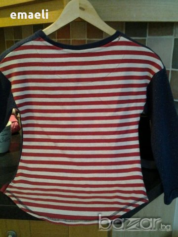 Блуза с куче и пайети на Next за 9 г , снимка 4 - Детски Блузи и туники - 11165735