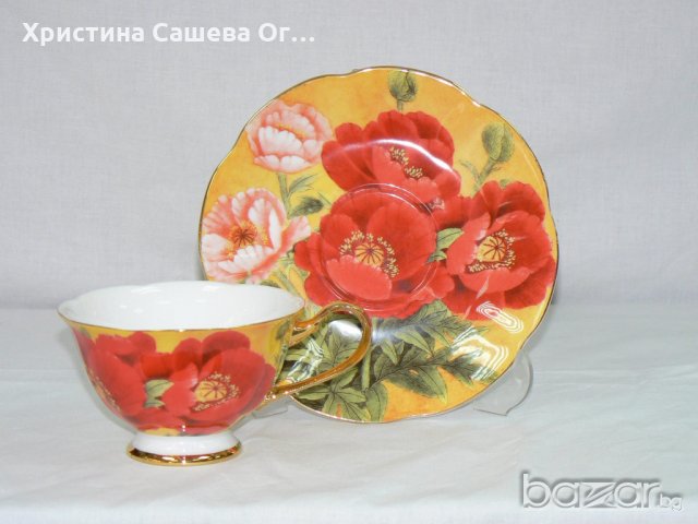 Чаши за кафе и  чай от оригинален костен порцелан, снимка 1 - Други стоки за дома - 18713404