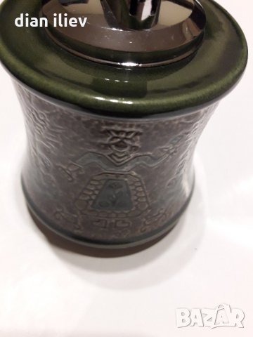 Стара настолна газова запалка, снимка 2 - Антикварни и старинни предмети - 24518245