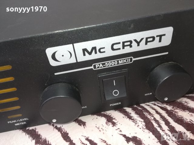 mc crypt-ЯКО стъпало за ремонт/части-внос швеицария, снимка 3 - Ресийвъри, усилватели, смесителни пултове - 23691860