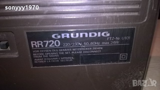 grundig rr720 ретро колекция-внос швеицария, снимка 13 - Ресийвъри, усилватели, смесителни пултове - 22266745