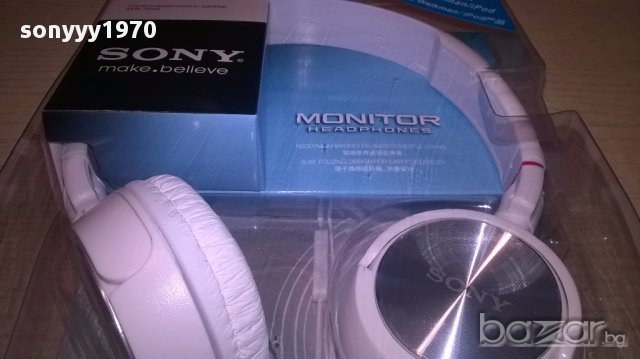 Sony mdr-zx300 stereo headphones-в бяло-нови слушалки, снимка 5 - Слушалки и портативни колонки - 18029744