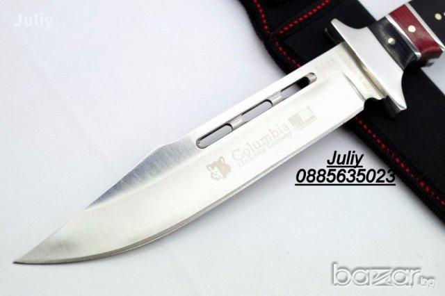 Ловен нож с фиксирано острие COLUMBIA SA21, снимка 4 - Ножове - 10280054