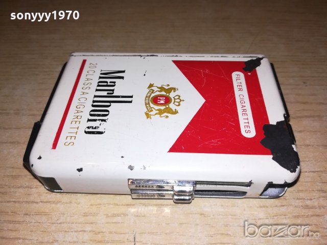 marlboro-metal-ретро колекция-9х6х2см, снимка 2 - Колекции - 20407422