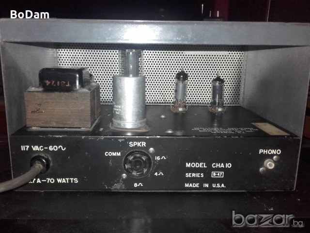 Лампов усилвател Bogen  CHA10, снимка 2 - Ресийвъри, усилватели, смесителни пултове - 18275559