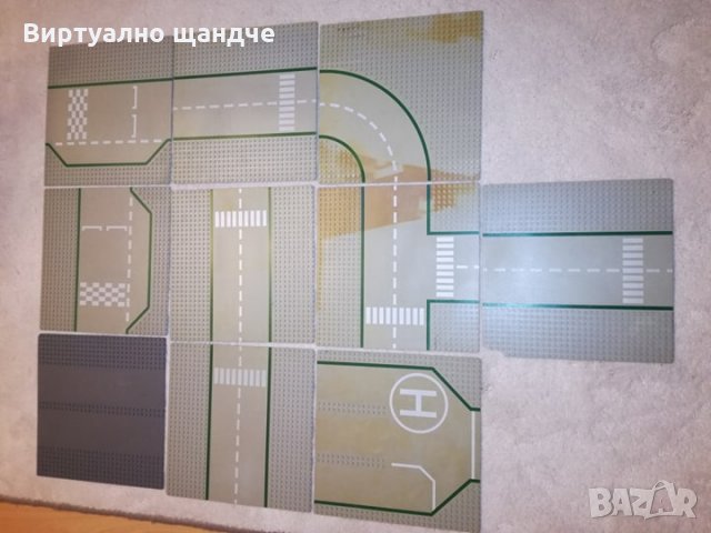 Lego - Стари Лего пътни плочи - Оригинални!