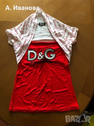 Дамска блуза D&G, снимка 1 - Тениски - 25243165