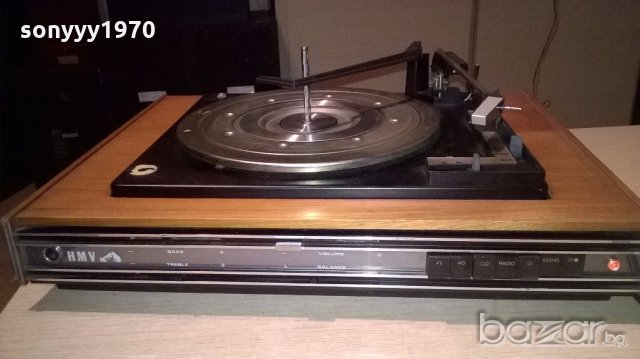 hmv 2046-made in great britain-ретро грамофон-внос англия, снимка 5 - Ресийвъри, усилватели, смесителни пултове - 19253095