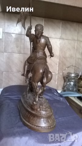 стара статуетка-жана дарк, снимка 4 - Антикварни и старинни предмети - 25187206