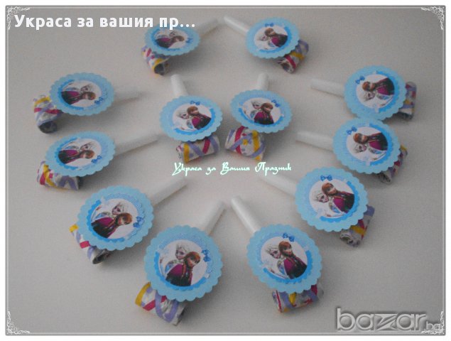 украса и аксесоари с Анна и Елза за детски рожден ден, снимка 5 - Други - 14198883