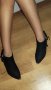 модерни ботички велур, снимка 1 - Дамски обувки на ток - 15766323