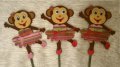 Ръчно изработени маймуни от филц-27 см., снимка 8