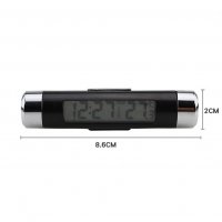 Дигитален часовник с термометър за кола автомобил електронен LCD 2в1, снимка 4 - Аксесоари и консумативи - 25138447