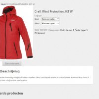 CRAFT Wind Protection Jacket 1901897, снимка 2 - Якета - 11816125