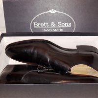 Мъжки ръчно изработени обувки от естествена кожа Brett&Sons №46, снимка 11 - Официални обувки - 25601294