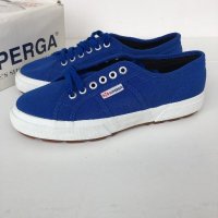 Сини кецове Superga с висока подметка номер 42, снимка 1 - Кецове - 24382311