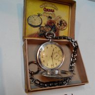 Джобен часовник OMEGA - сребро,ниело ОМЕГА, снимка 6 - Джобни - 16453348