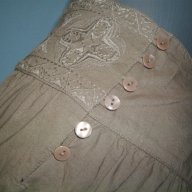 Дамски потури с бродерии "Chicoree" fashion / памук , снимка 4 - Панталони - 14433966