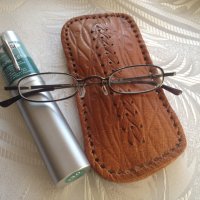 Немски нови очила за четене +3,0 диоптъра с шарнир и калъф естествена кожа мъжки/дамски, снимка 7 - Слънчеви и диоптрични очила - 24605601