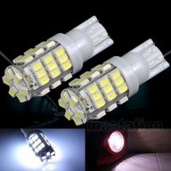 Диодни габаритни крушки с 42 диода /габарити/ Т10 LED 42 Smd W5w 501 194 168 White Car, снимка 4 - Аксесоари и консумативи - 9005577