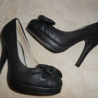Черни обувки на ток , снимка 9 - Дамски елегантни обувки - 26202516