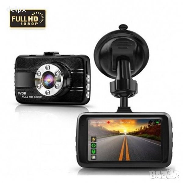 Видеорегистратор/камера SD13 HD за автомобил, записваща с вграден микрофон, екран 3" 3MPx, снимка 1