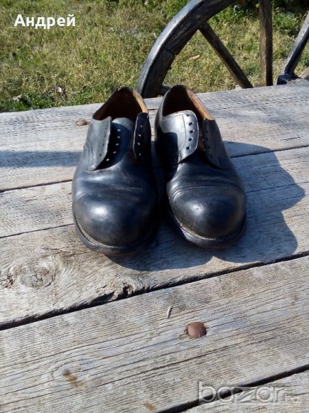 Старинни кожени обувки, снимка 1