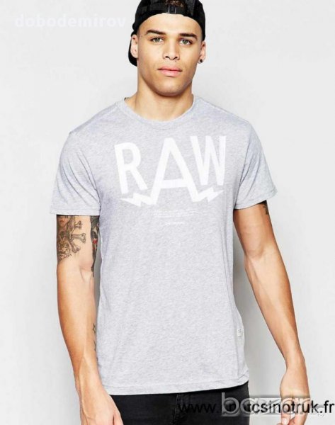  Нова сива тениска G Star Marsh Raw T-shirt, оригинал , снимка 1