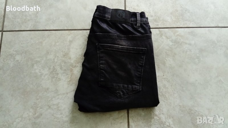 zara man оригинал jeans размер 32 skinny fit цвят тъмно сив мъжки дънки, снимка 1