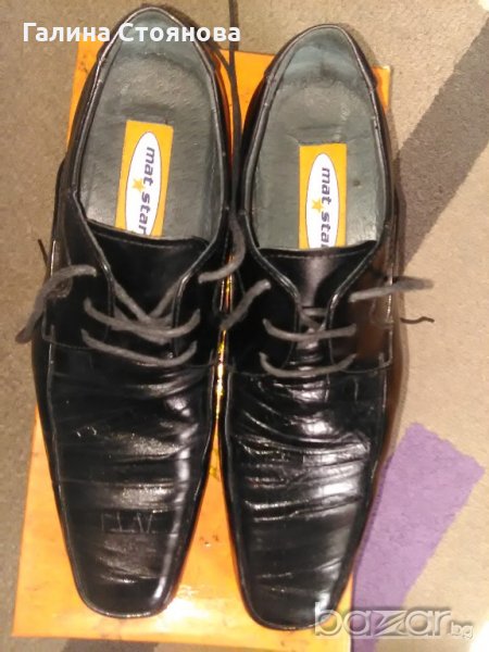 Продавам елегантни луксозни мъжки обувки- естествена кожа, снимка 1