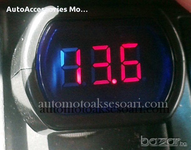 Волтметър - дигитален, 12V/24V, снимка 1