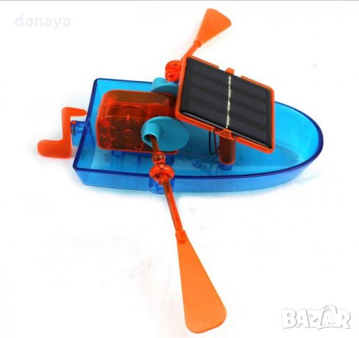 Детска соларна играчка лодка с гребла соларен конструктор Супер забавление за лятото, снимка 11 - Рисуване и оцветяване - 21496567