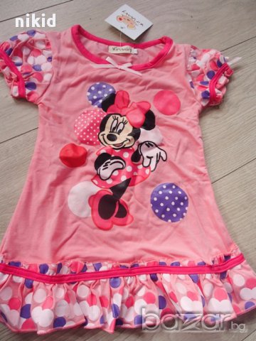детска рокля с Мини Маус, снимка 2 - Детски рокли и поли - 13716535