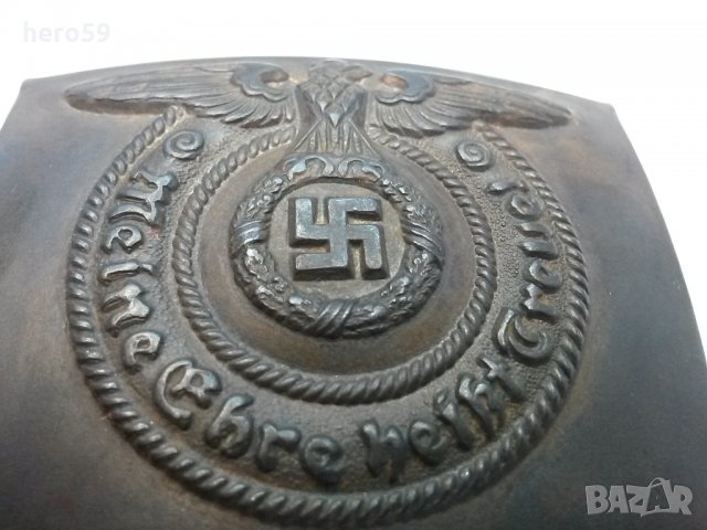 Оригинална Немска вафен  SS катарама от WW2 Трети райх