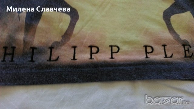 100% ОРИГИНАЛНА мъжка блуза на PHILIPP PLEIN, снимка 16 - Блузи - 20928288