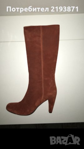 Ботуши естествена кожа велур номер 41 , снимка 11 - Дамски ботуши - 24266398