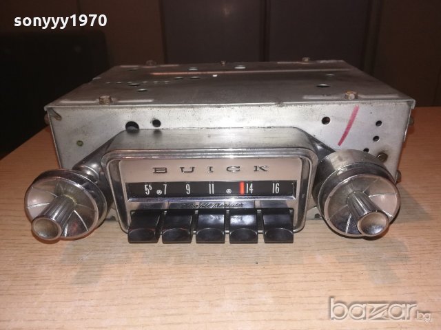 buick-delco radio div.kokomo indiana-made in usa-внос франция, снимка 4 - Ресийвъри, усилватели, смесителни пултове - 20344546
