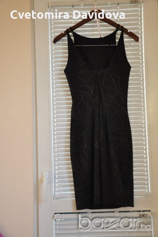 Дамска вечерна черна рокля, снимка 1 - Рокли - 18379529
