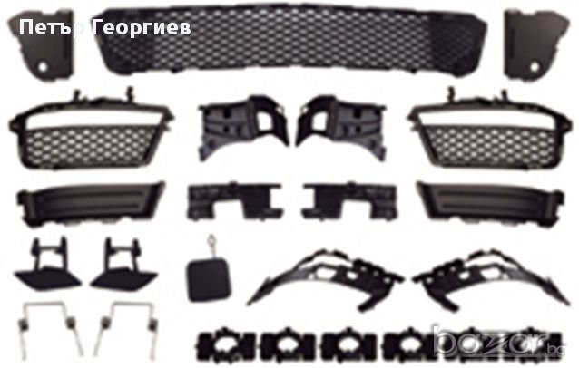 Комплект оборудване за Предна броня за MERCEDES W221 S-Class (2005-2011) - AMG, снимка 1 - Аксесоари и консумативи - 17131499